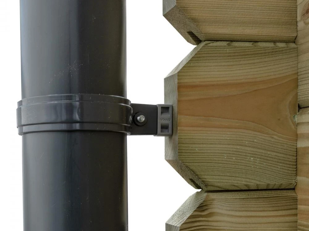 Dakgoot PVC Lessenaarsdak Antraciet - Lengte 700 cm - Afbeelding 3
